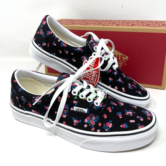Vans Shoes - 💖MEGA SALE💖VANS Era Low Top Ditsy Floral Black Canvas Women’s 5 VN0A4U398KI